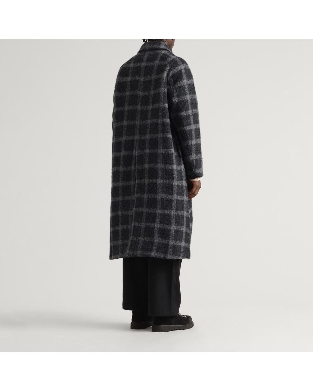Ganter Black Long Coat for men