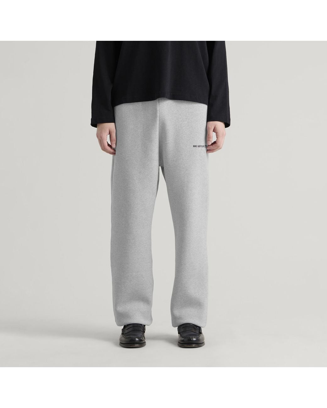 MKI Miyuki-Zoku Gray Uniform Joggers for men