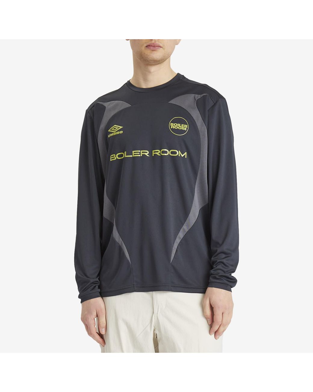 BOILER ROOM X Umbro Long Sleeve Football Shirt in Blue for Men | Lyst