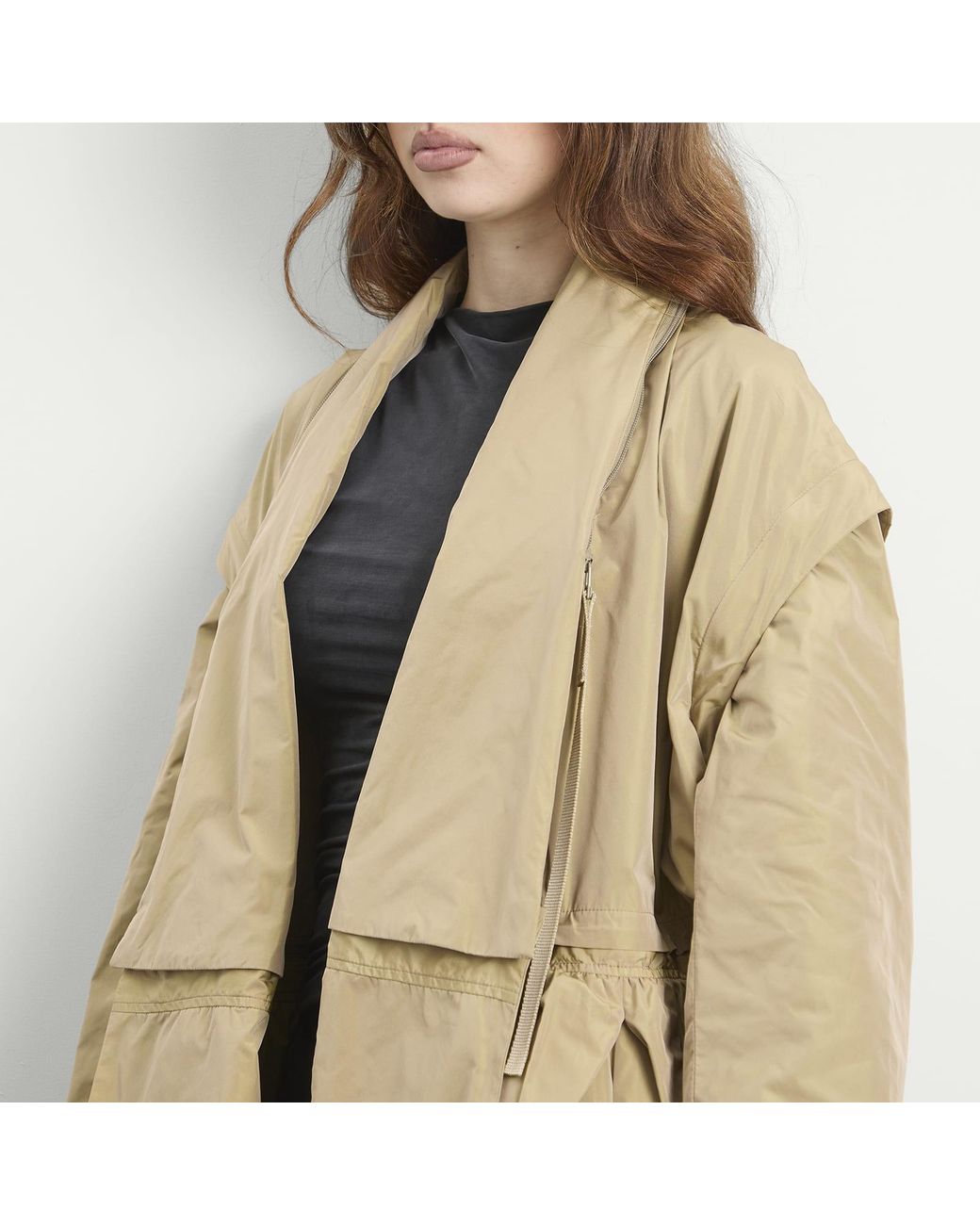 Toga Brown Toga Memory Taffeta Jacket
