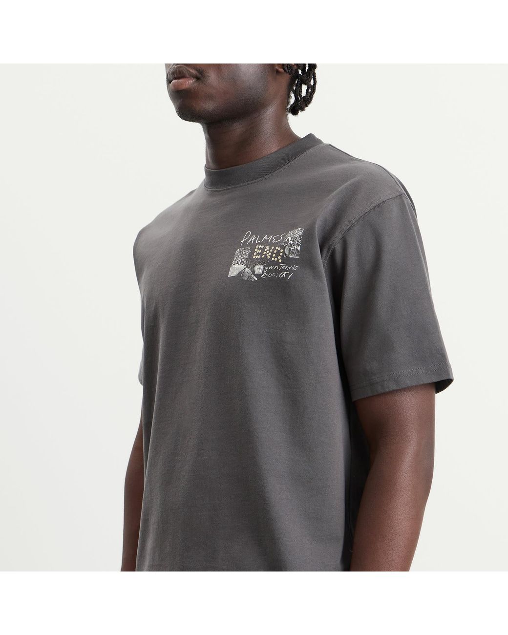 Palmes Gray End. X Scene T-Shirt for men