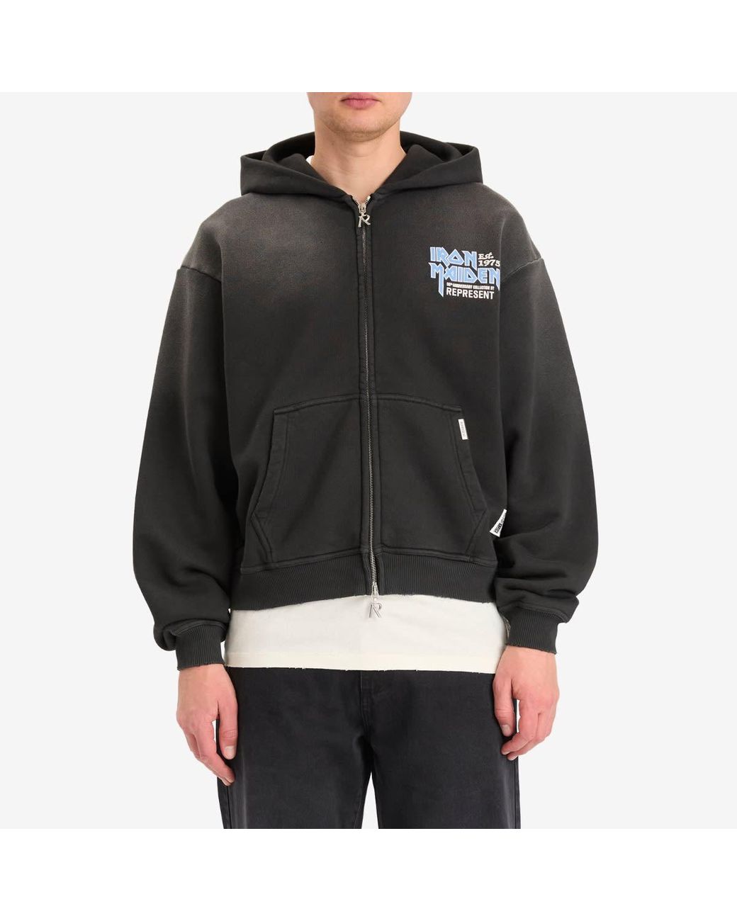 Represent Iron Maiden Anniversary Hoody in Black for Men
