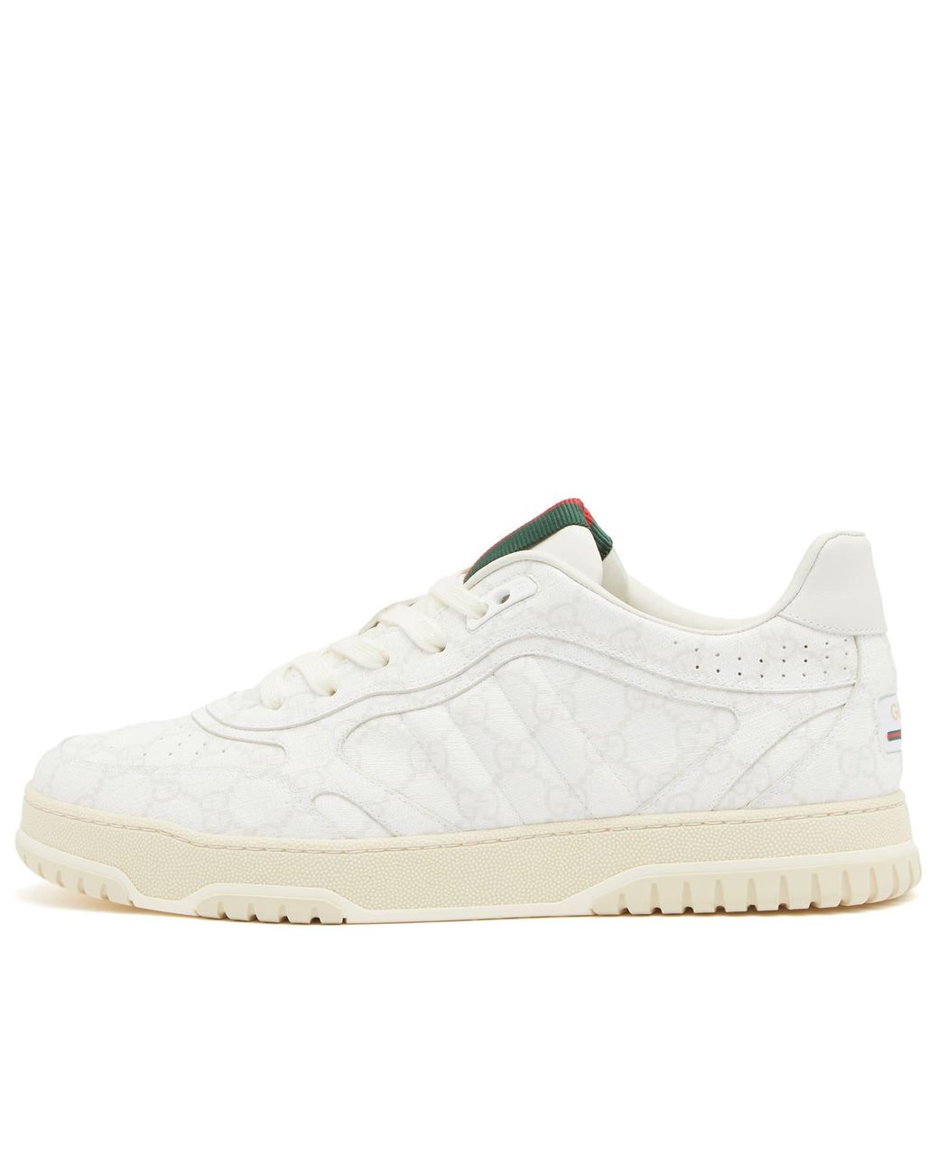 Wrb Monogram Gucci Re-Web Monogram Sneaker in White | Lyst Australia