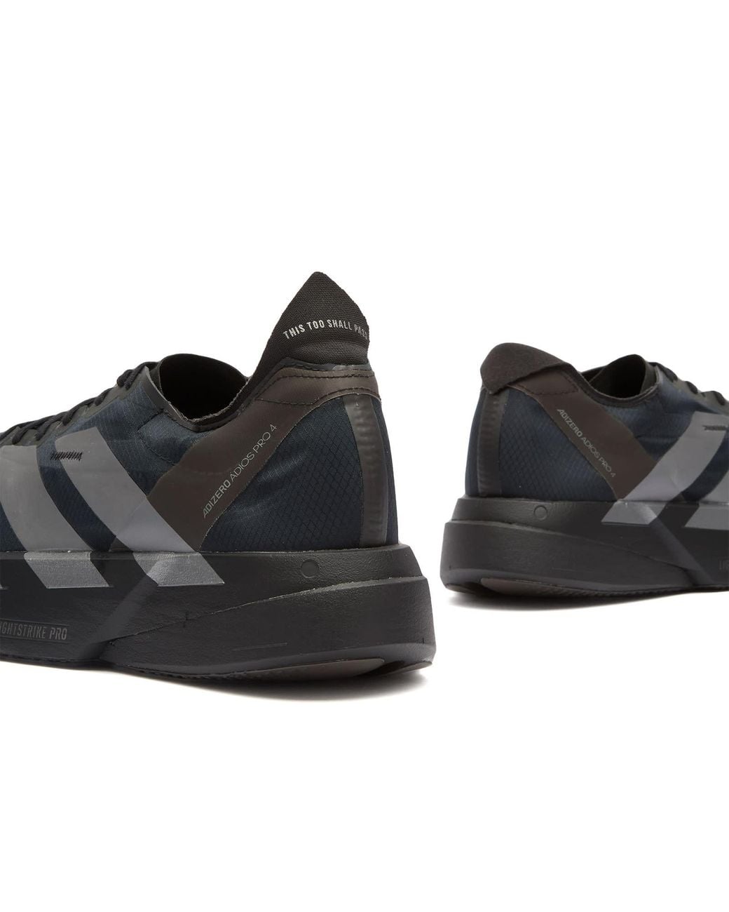 Adidas Black Adizero Adios Pro 4 Sneakers for men
