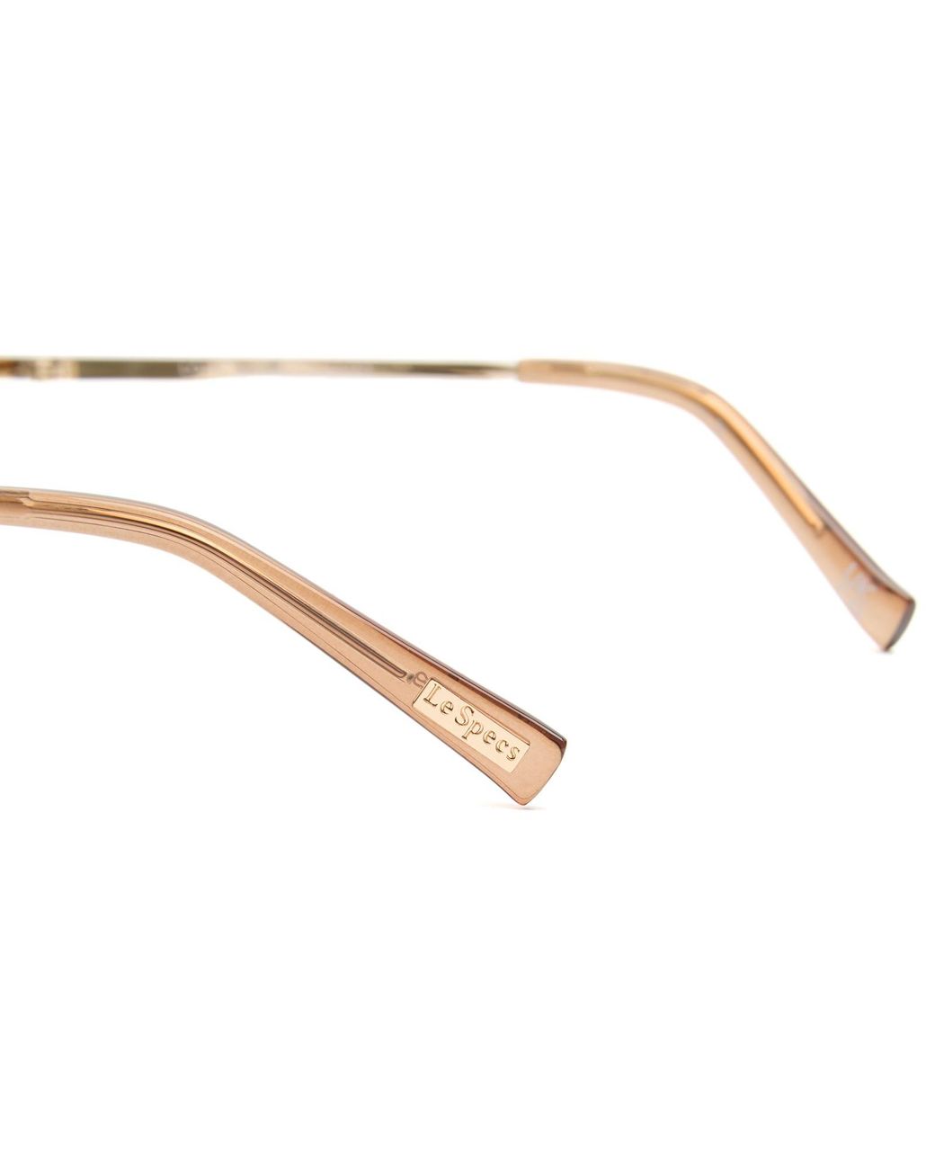 Le Specs Metallic Love Train Sunglasses