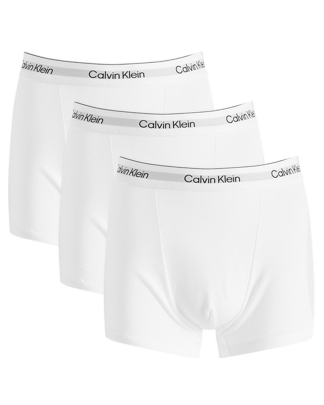 Calvin Klein White Icon Relaxed Dart Trunk for men