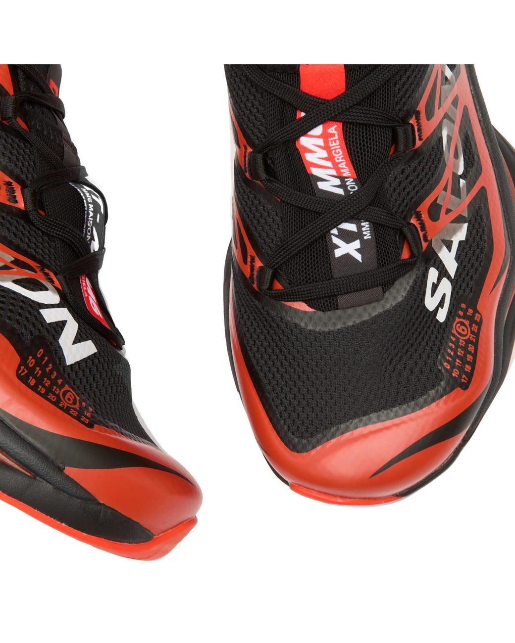 Maison Margiela Red Mm6 X Salomon Xt Sneakers