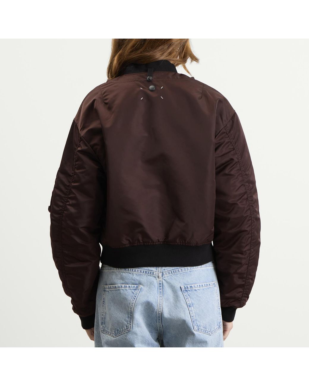 Maison Margiela Black Reversible Bomber Jacket