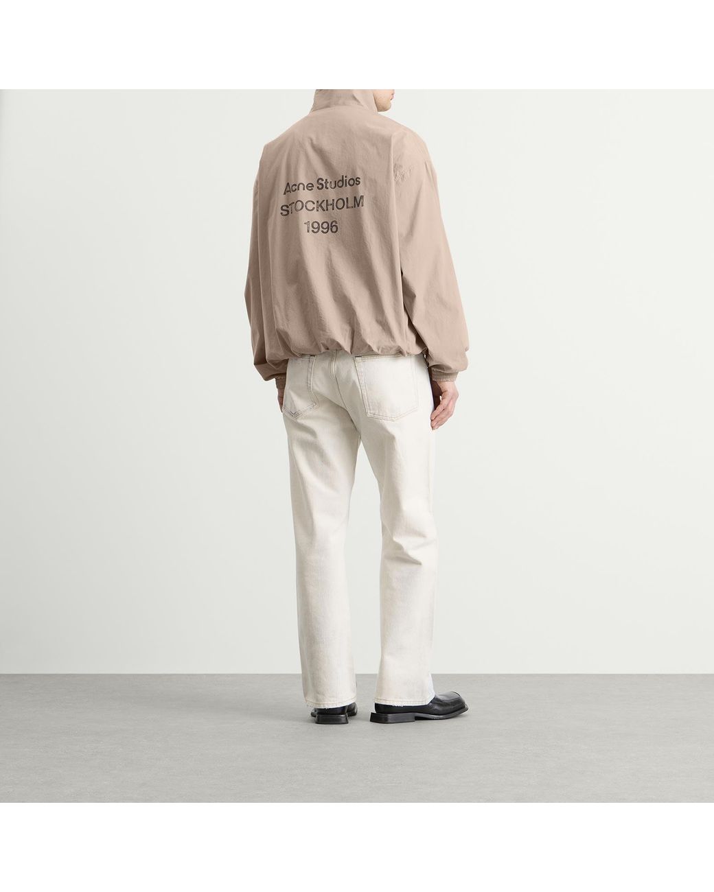 Acne Brown Olando Soft Cotton Poplin Jacket for men