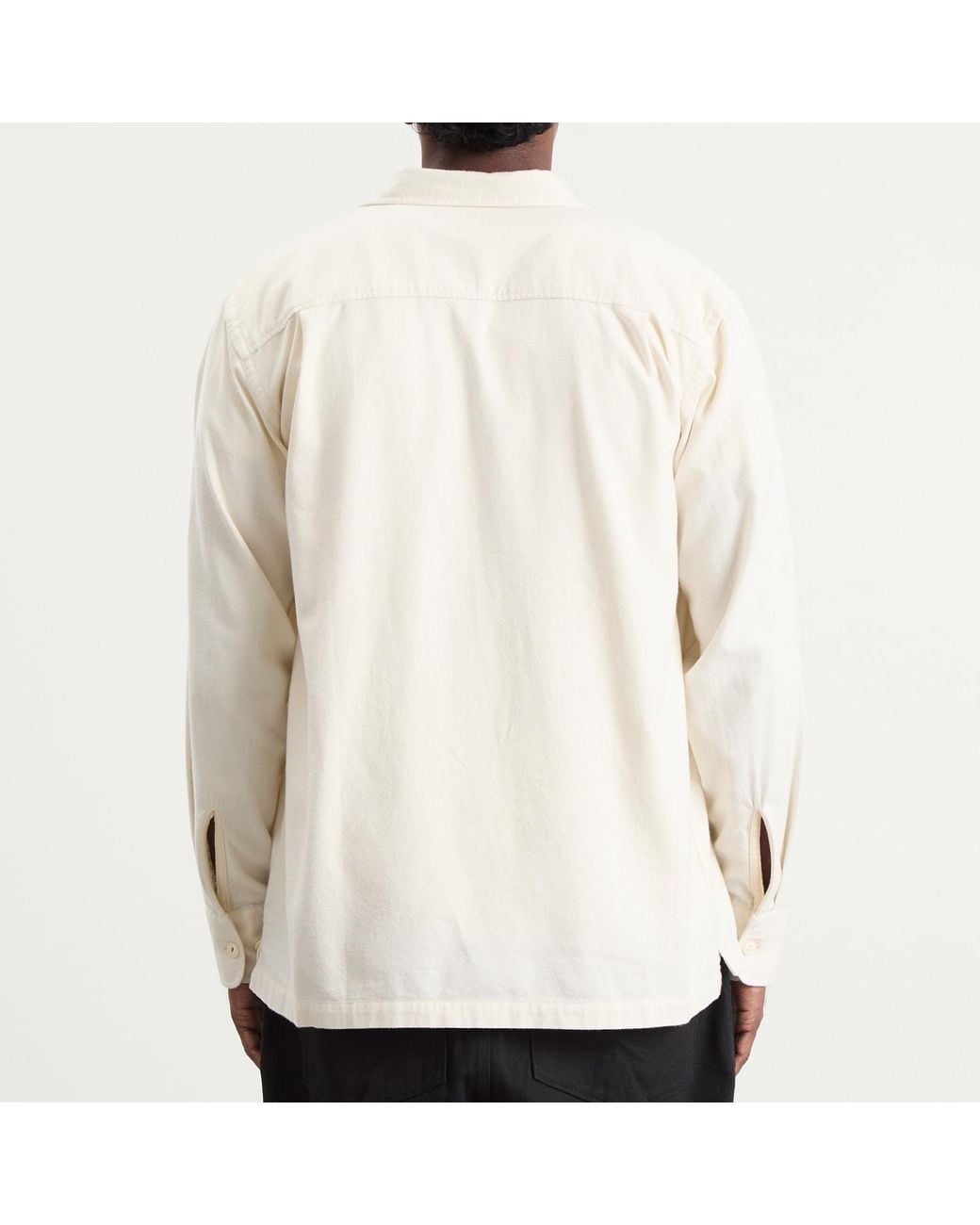 Universal Works Natural Sid Flannel Cpo Shirt for men