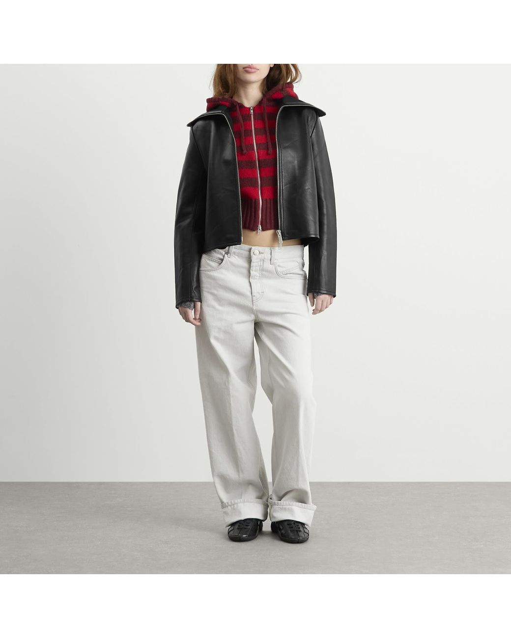 Samsøe & Samsøe Black Sashira Leather Jacket