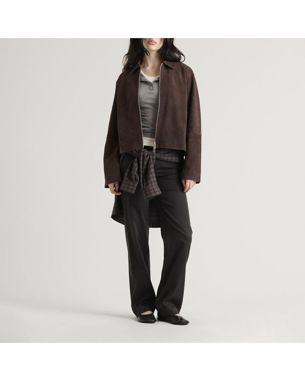 Samsøe & Samsøe Brown Salylo Suede Jacket