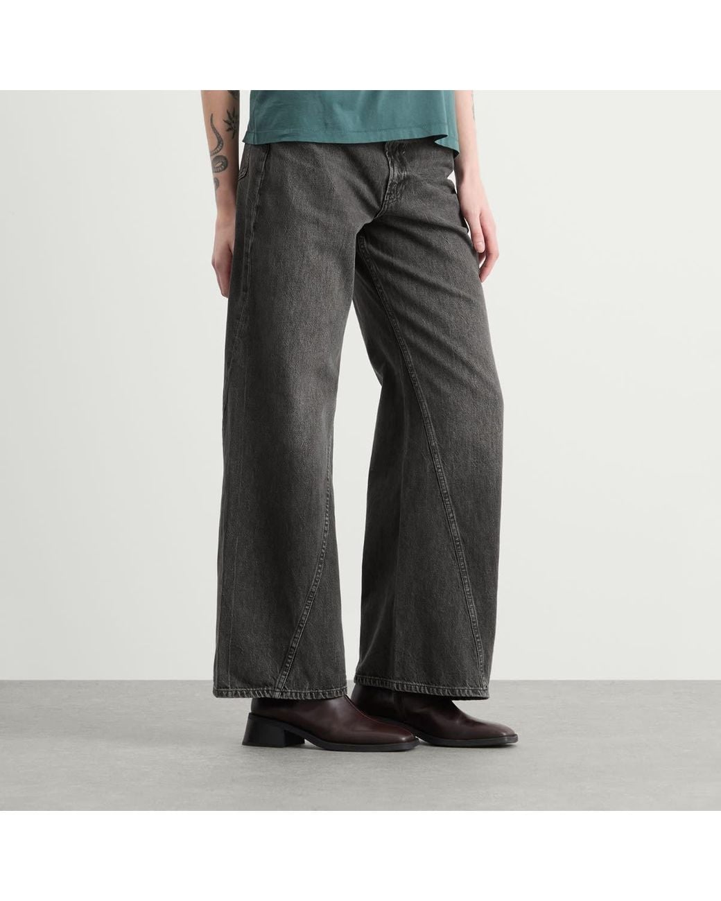 Anine Bing Gray Brie Jeans
