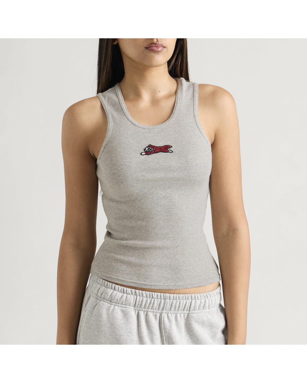 ICECREAM Gray Beaded Running Dog Vest