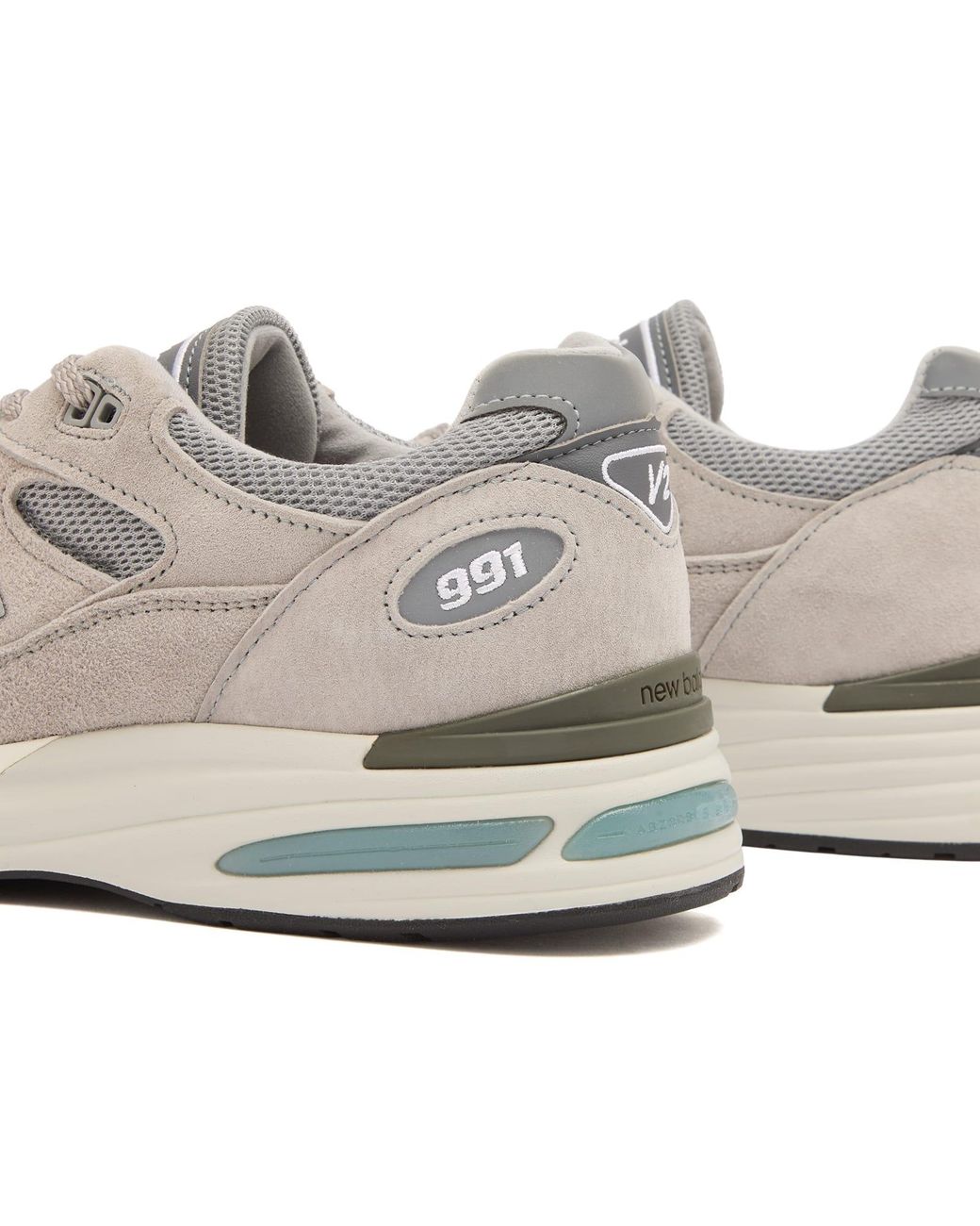 New Balance White U991Gl2