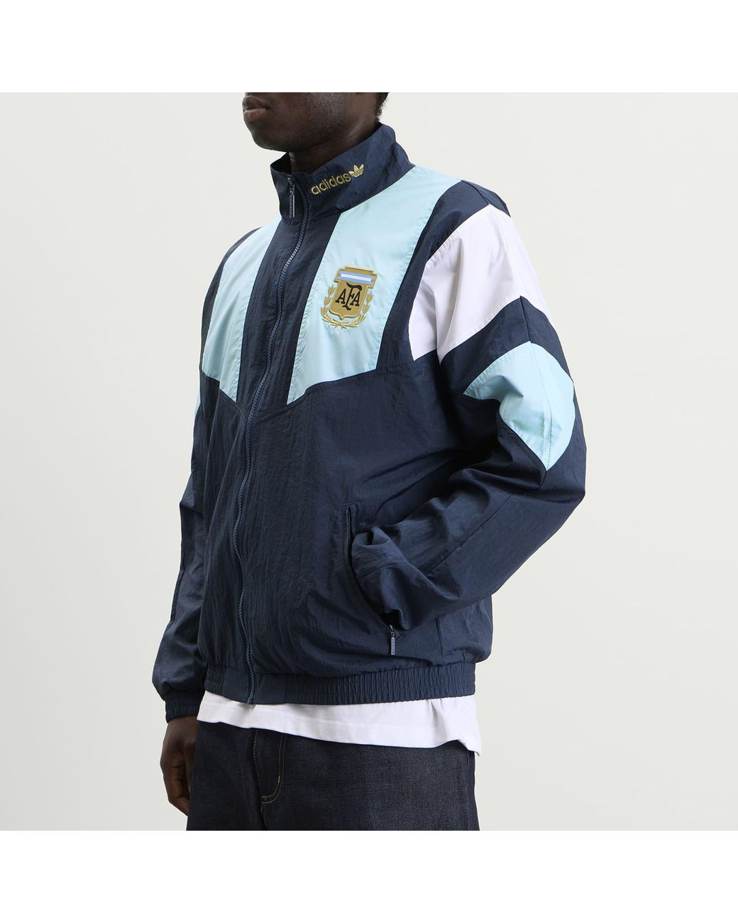 Adidas Blue Afa Eqt Track Top for men