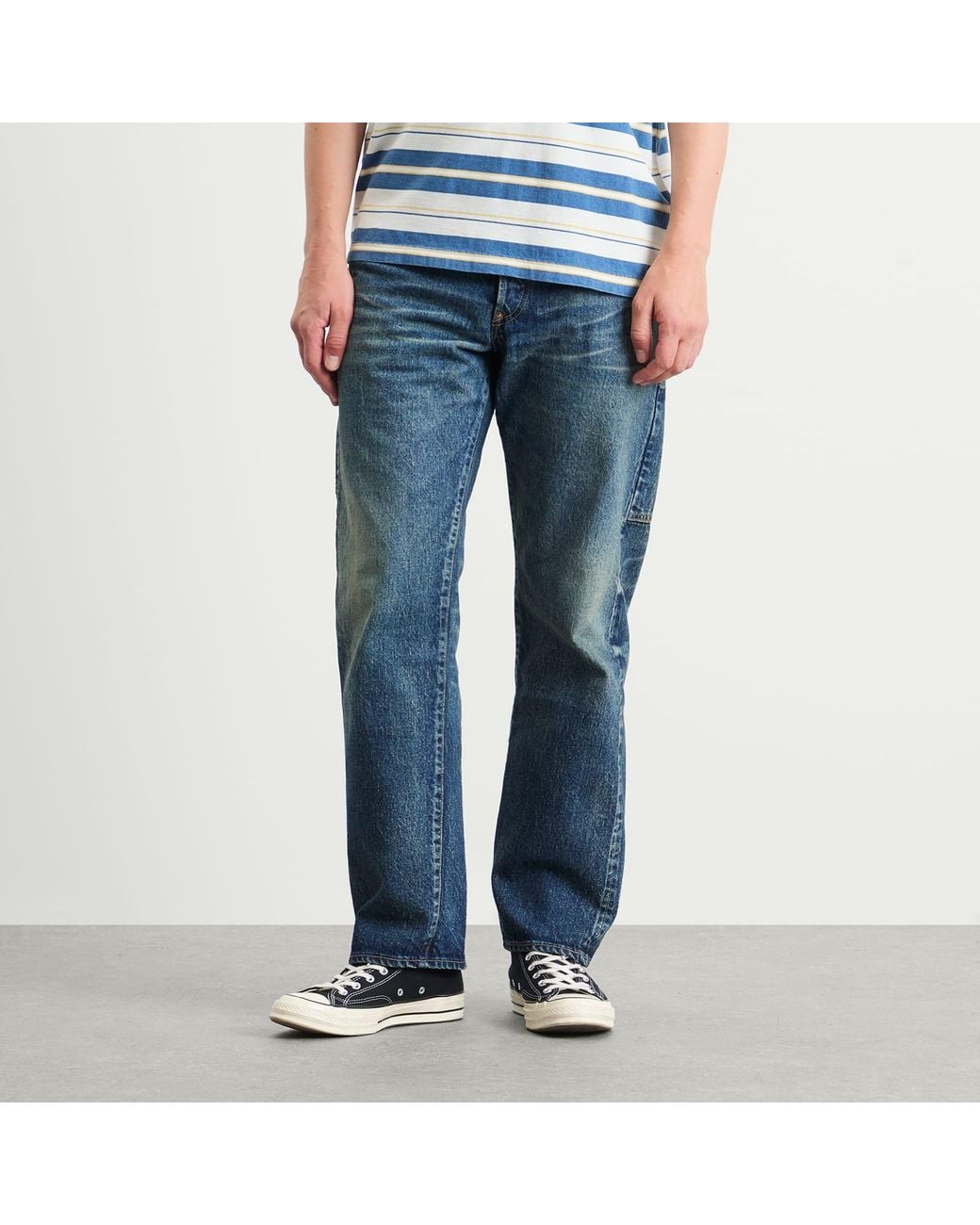 Human Made Future Straight Denim Jeans in Blue for Men | Lyst