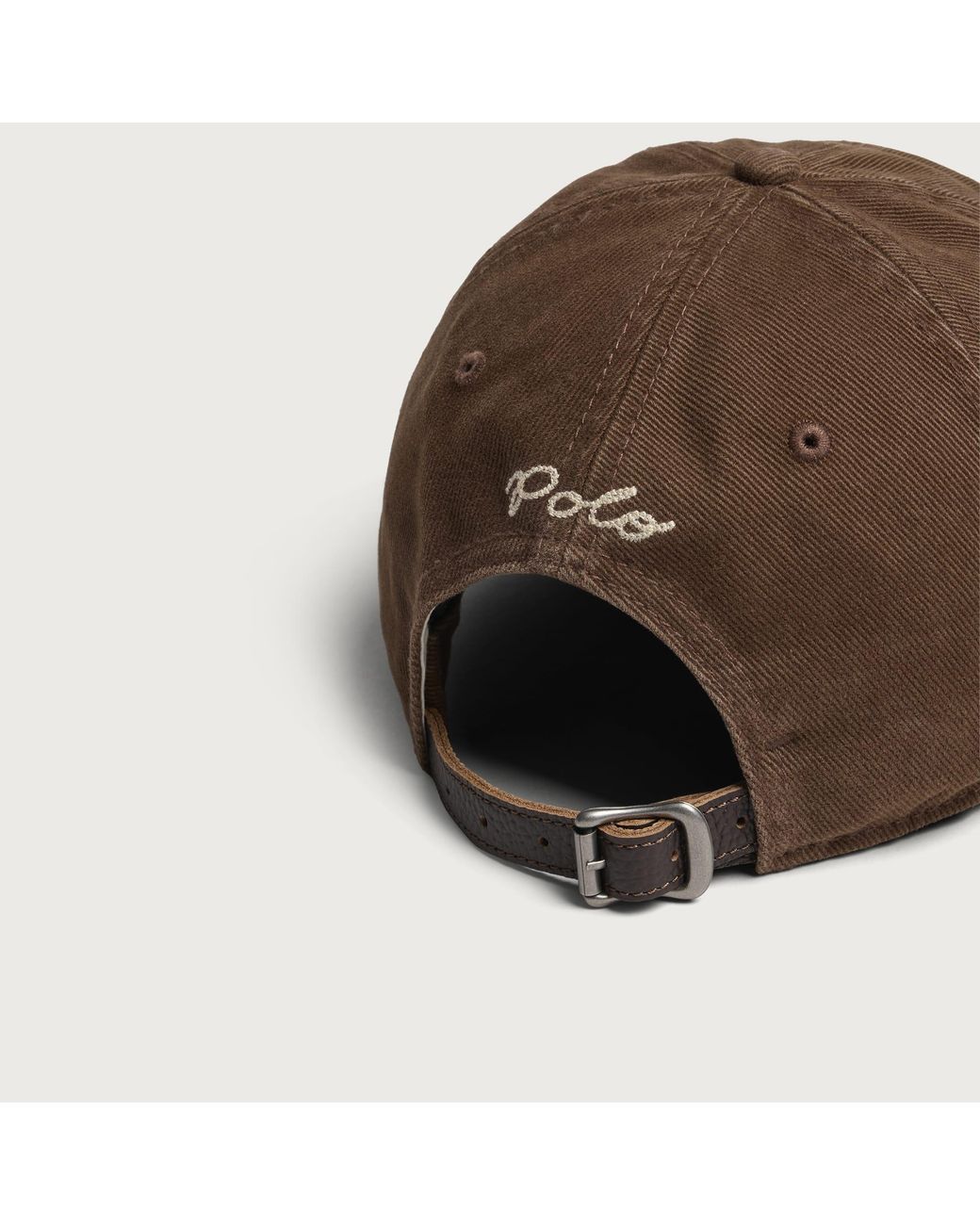 Polo Ralph Lauren Brown Authentic Logo Cap for men
