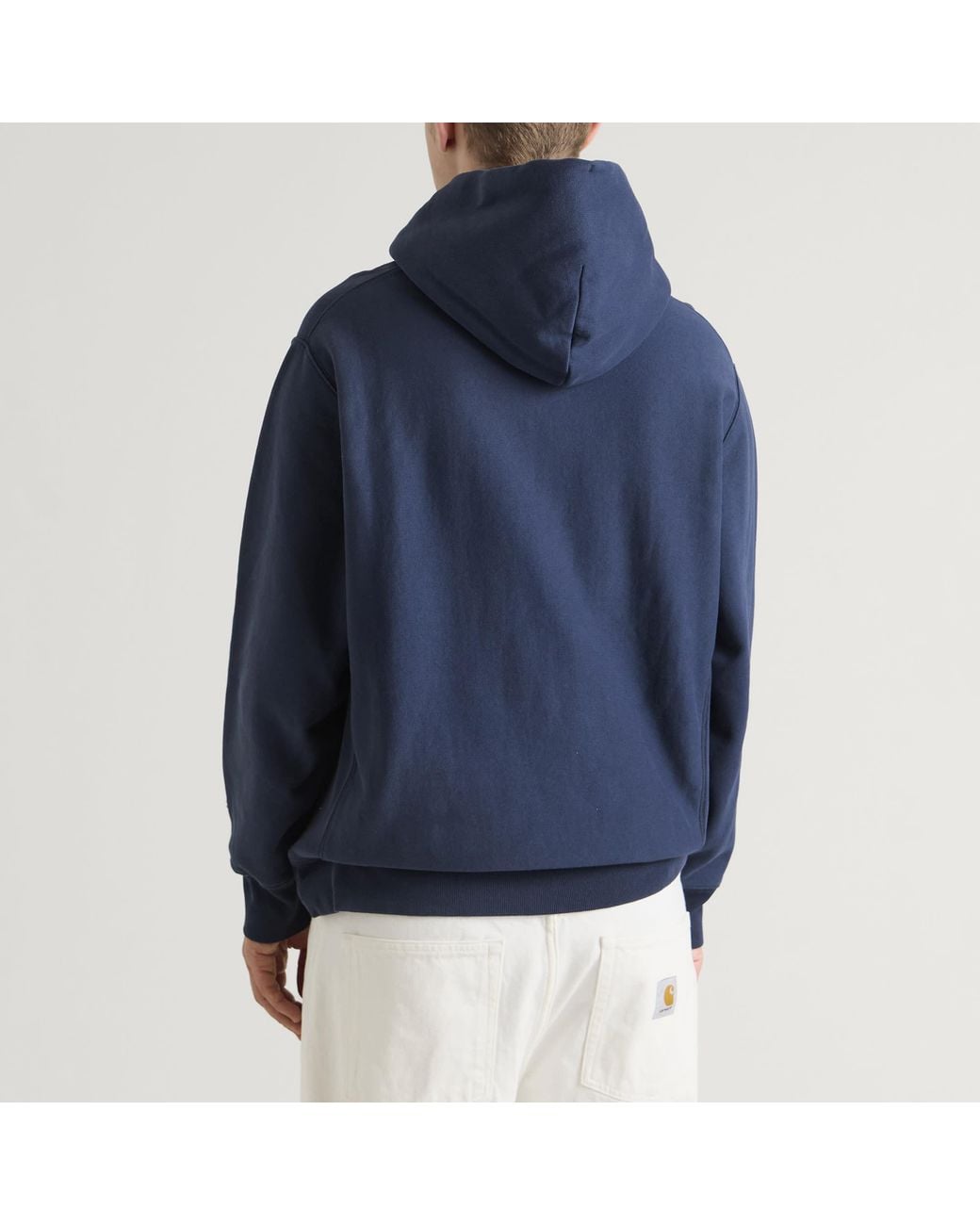 Champion Blue Reverse Weave Relaxed Hoodie for men
