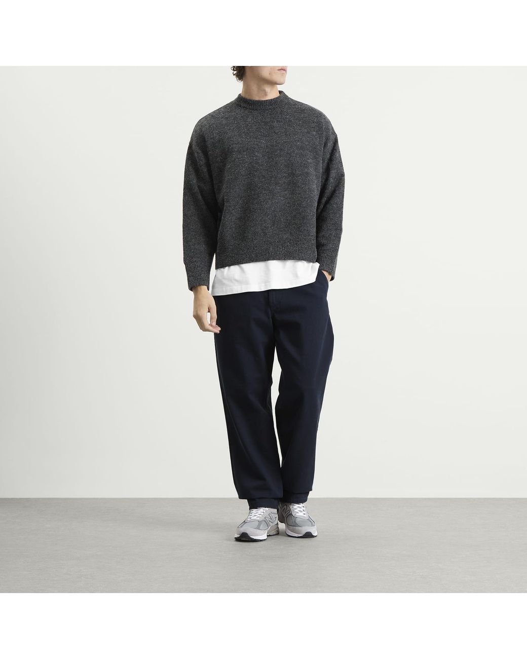 Forét Blue Clay Twill Trousers for men
