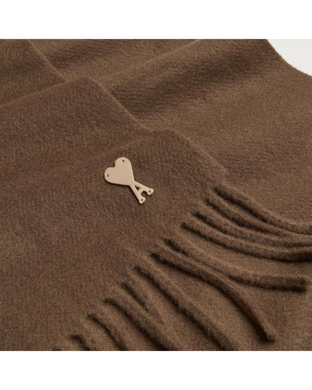 AMI Natural Cashmere Effect Wool Adc Scarf for men