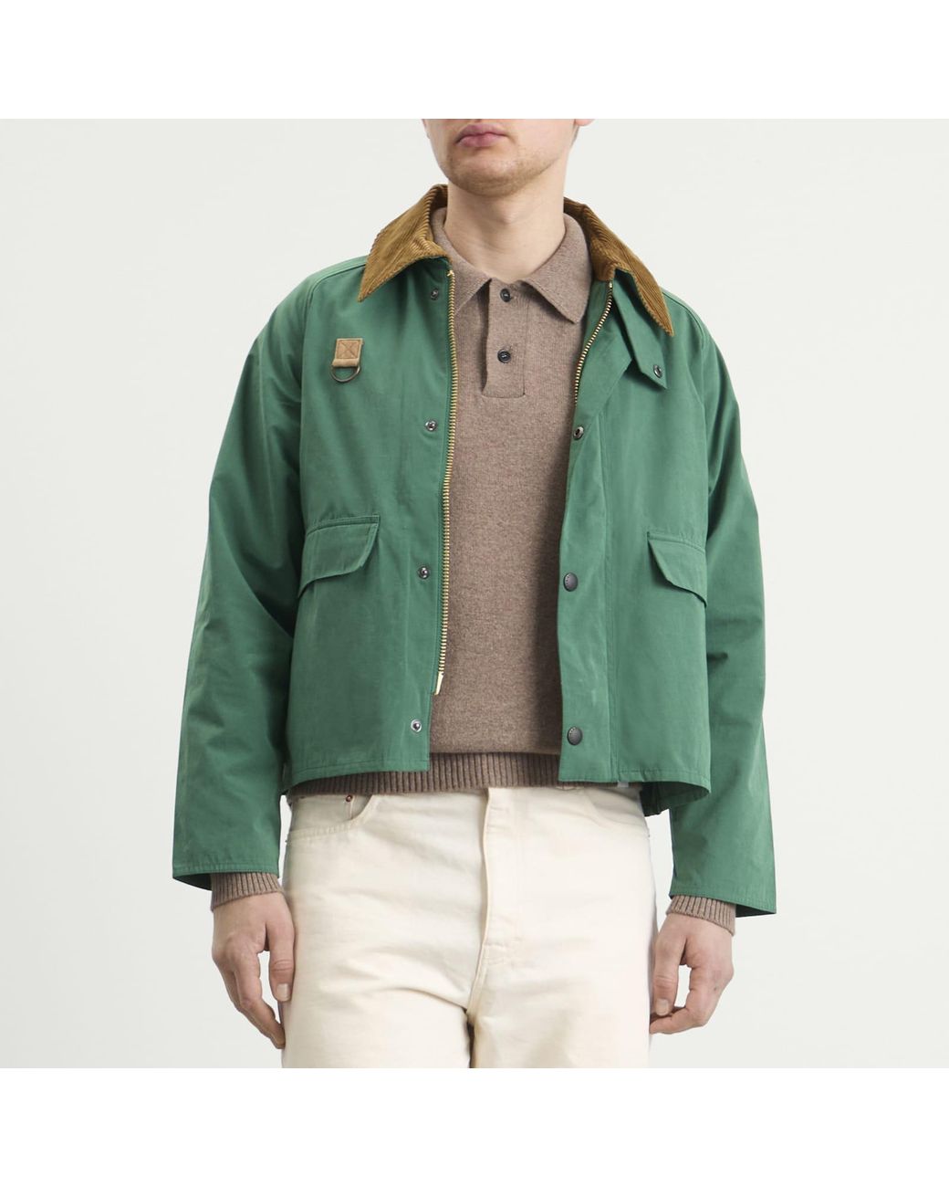 Barbour Green Os Spey Casual Jacket for men