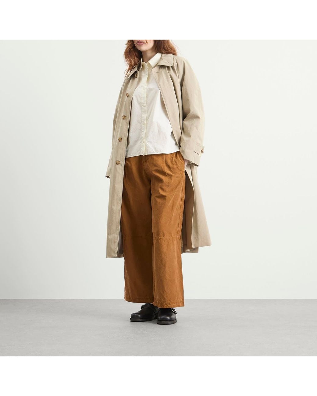 YMC Brown Drop Out Trousers