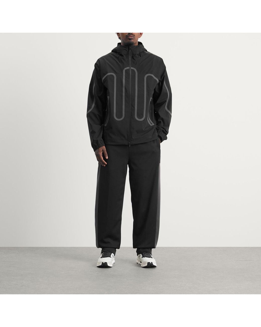 On Shoes Gray Ik Track Pants for men
