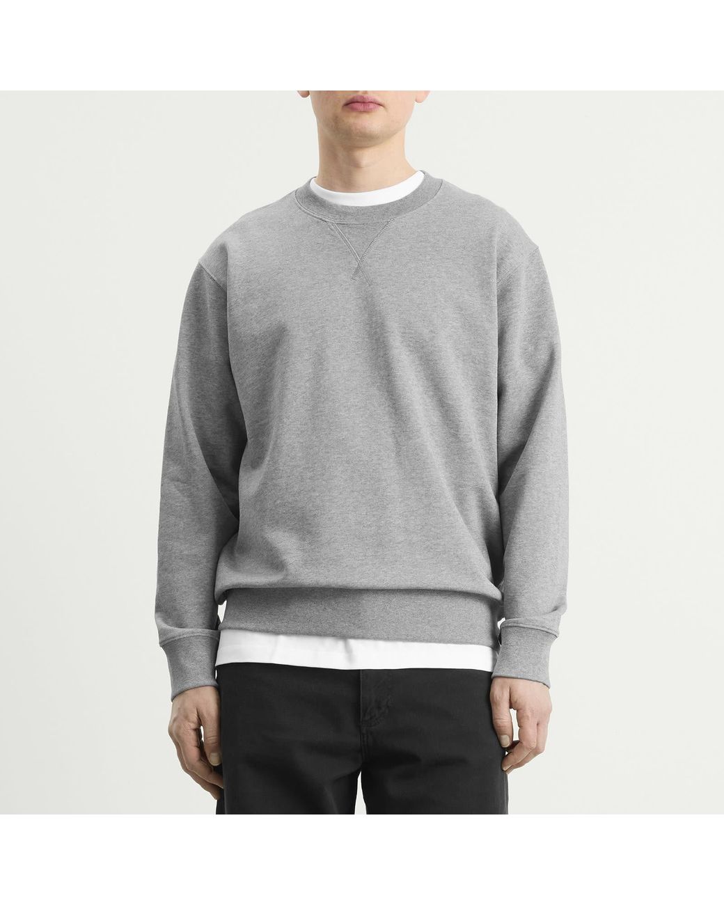 Norse Projects Gray Standard Crew Sweatshirt for men