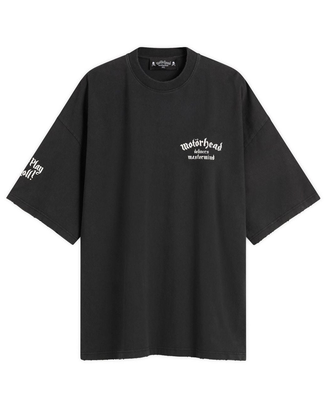 END. X Mastermind World X Motorhead Delivers T-Shirt in Black for