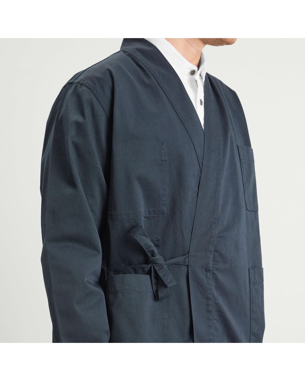 Universal Works Blue Kyoto Work Jacket for men