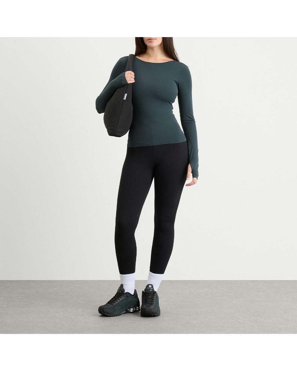 Nike Green Zenvy Long Sleeve T-Shirt