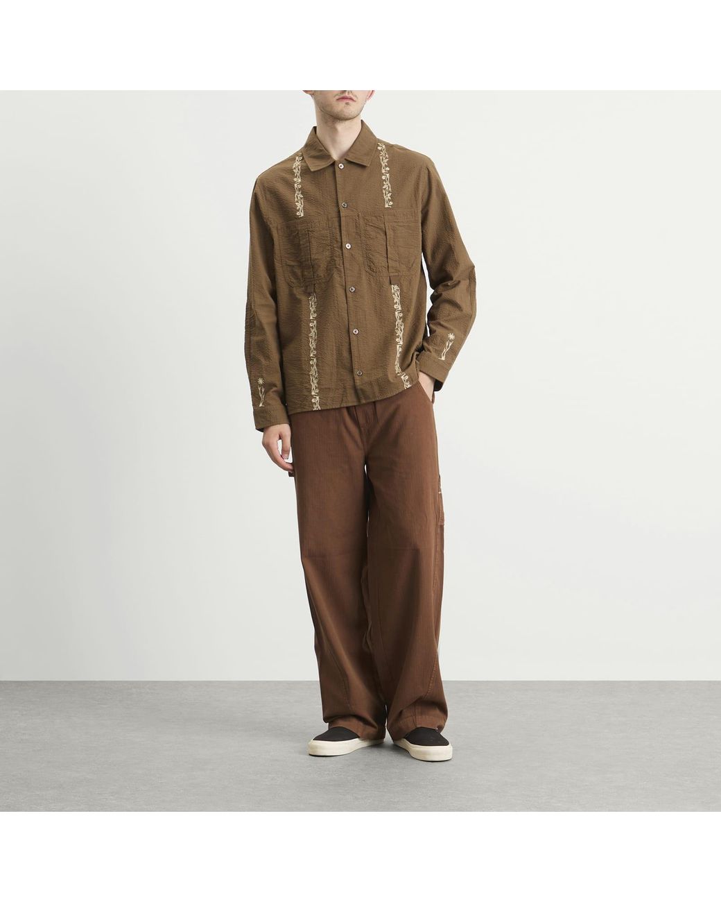 ACMH by Magic Castles Green Newell Overshirt for men
