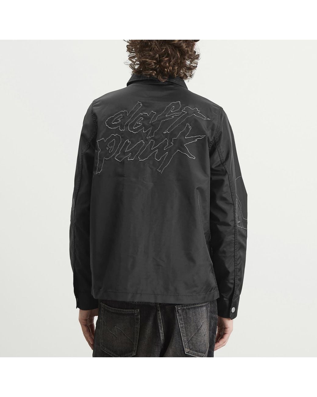 Pleasures Black Helmets Nylon Work Jacket for men