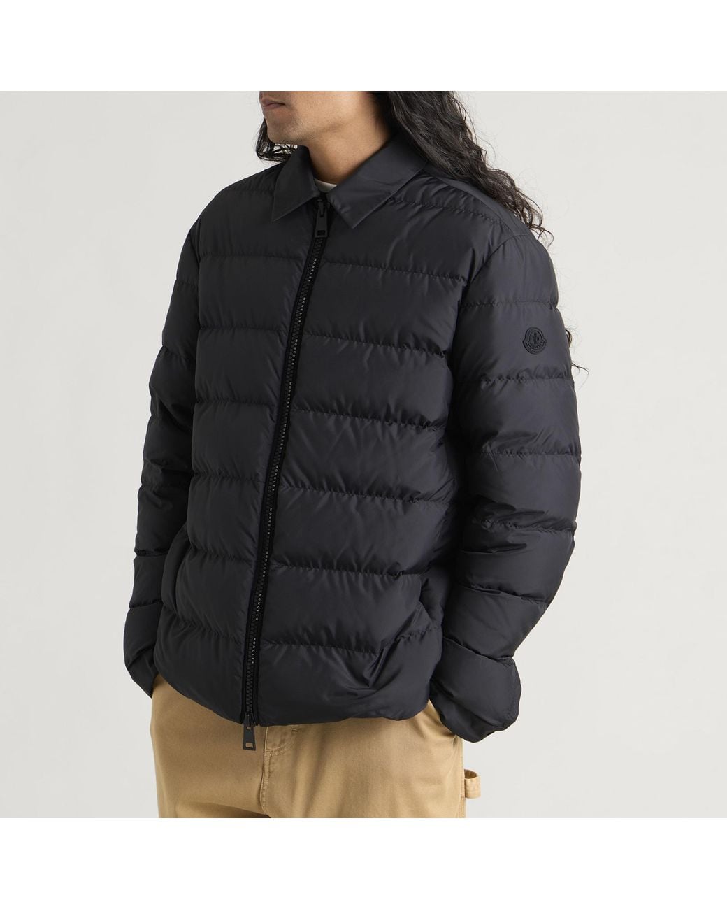 Moncler Blue Malghette Shirt Jacket for men