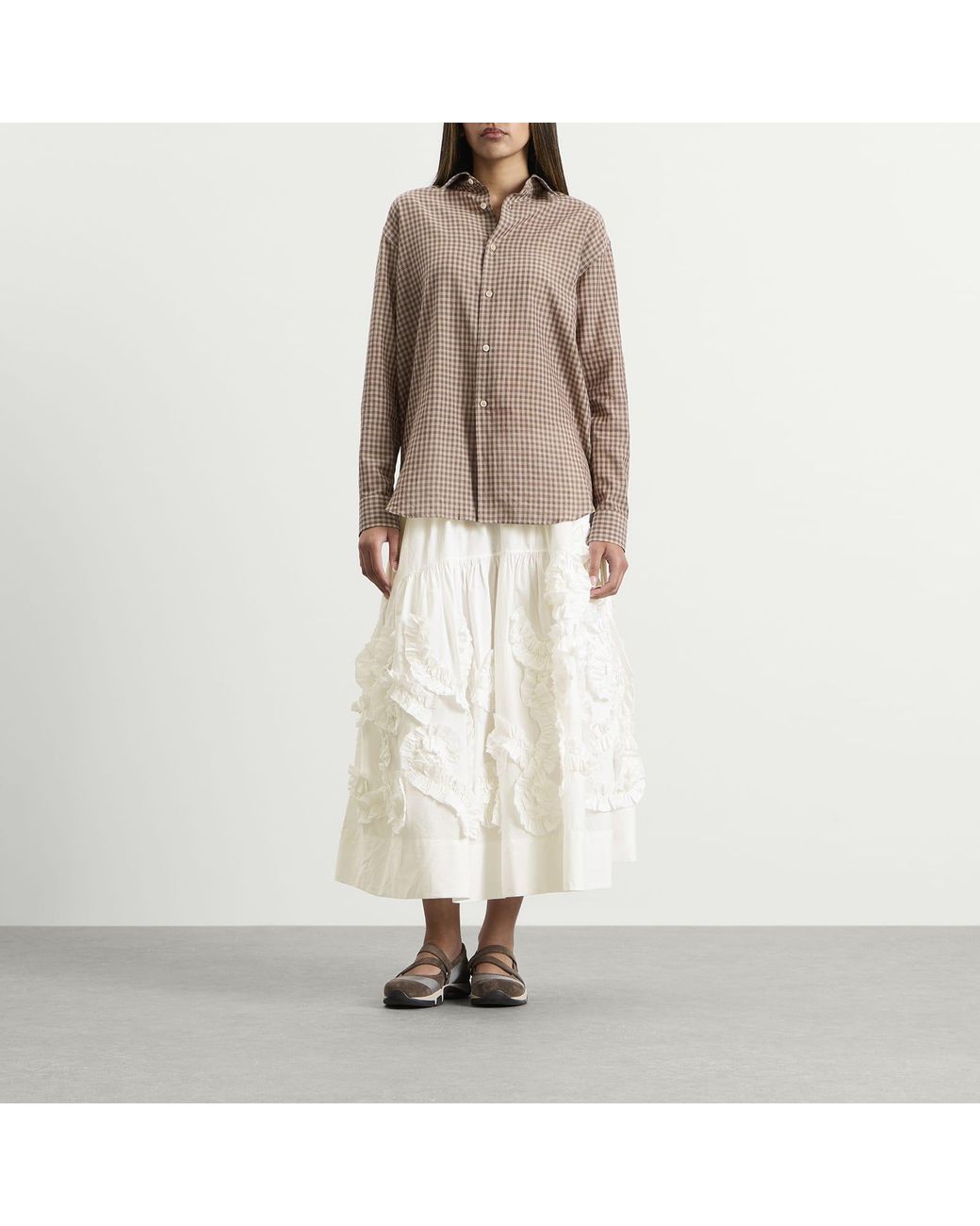 STORY mfg. White Orbit Skirt