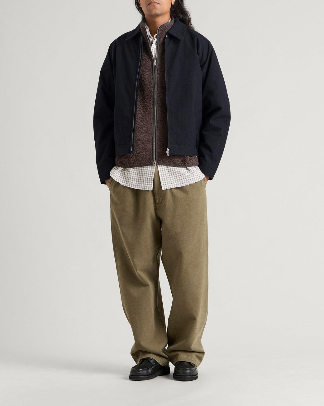 Norse Projects Blue Stensholt Buff Cotton Jacket for men