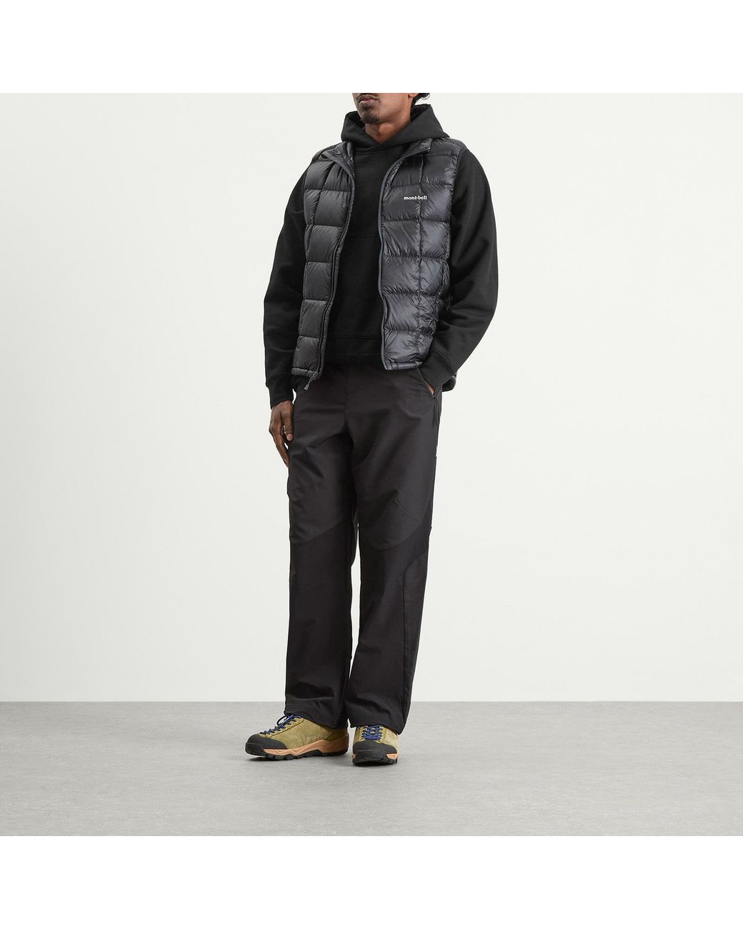 Montbell Gray Superior Down Vest for men