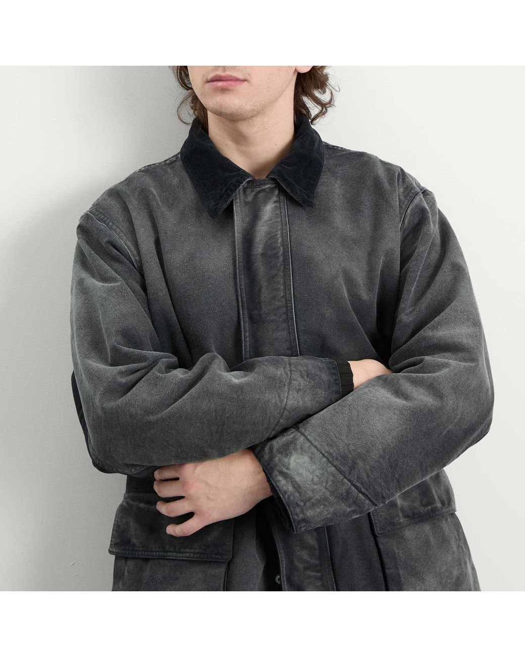 AURALEE Duck Jacket in Black for Men | Lyst