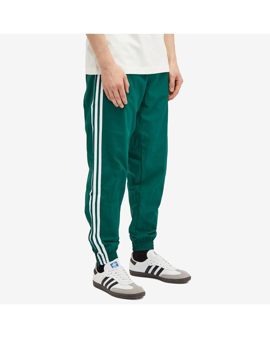 adidas Woven Firebird Track Pant in Green for Men Lyst