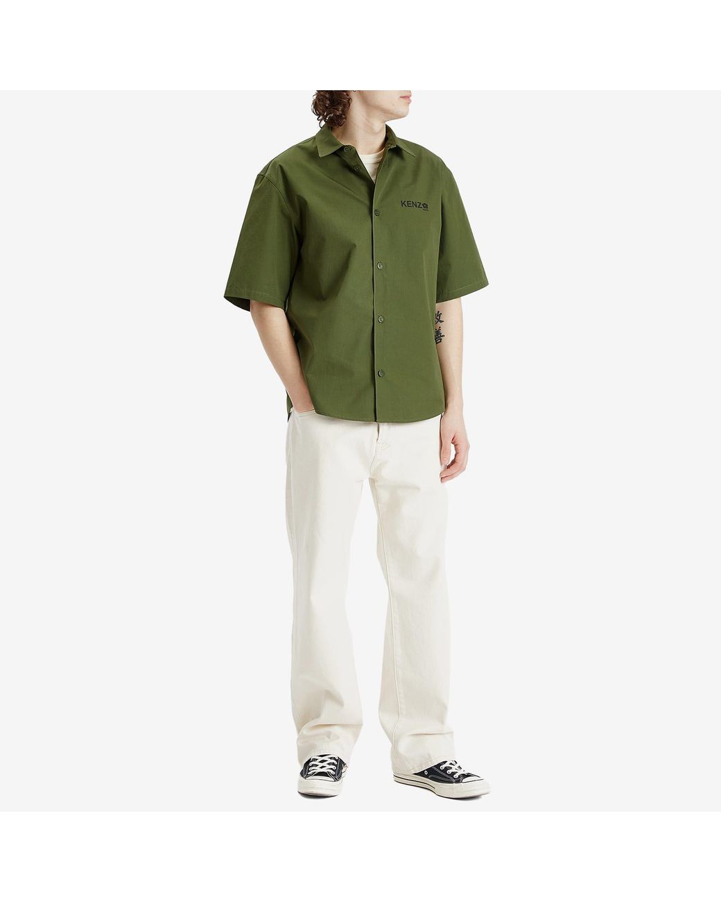 【KENZO】Boke 2.0 Classic Short Sleeve T-Shirt/全国送料込み KENZO BOKE FLOWER CLASSIC T-SHIRT OFF WHITE （ケンゾー ボケ