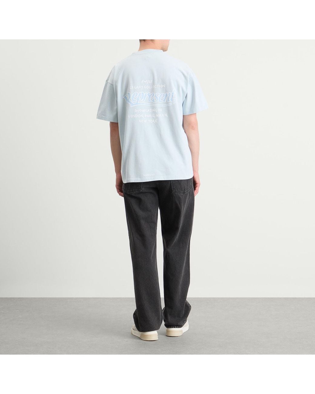 Represent Blue Showcasing T-Shirt for men