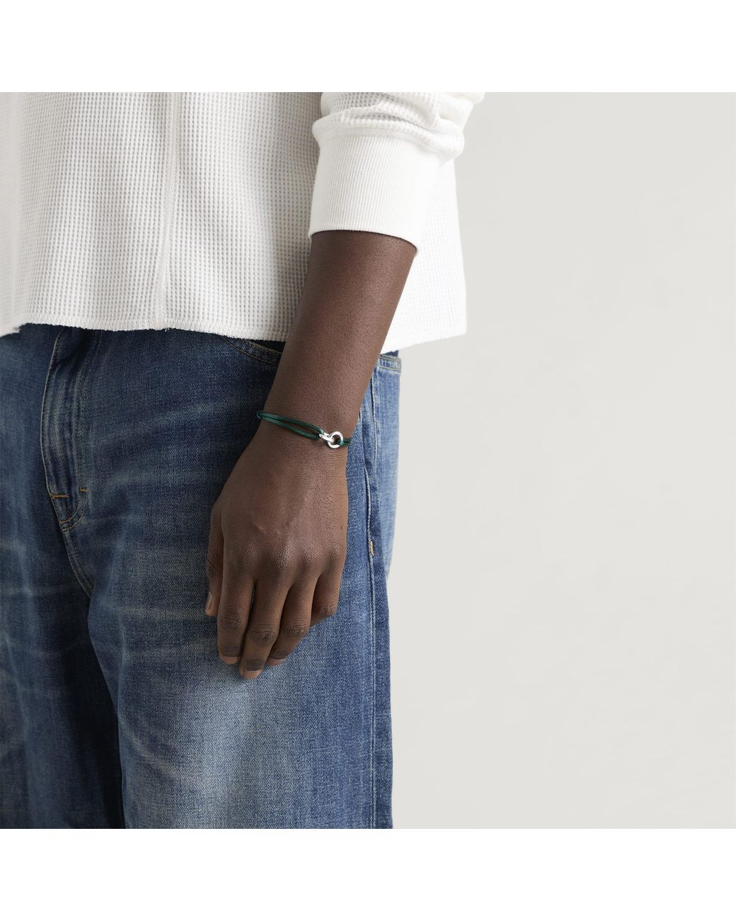 Common Lines Metallic Element Bracelet for men