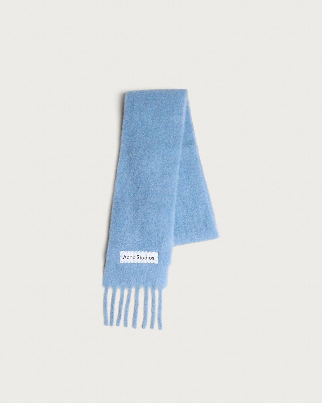 Acne Blue Vally Skinny Scarf
