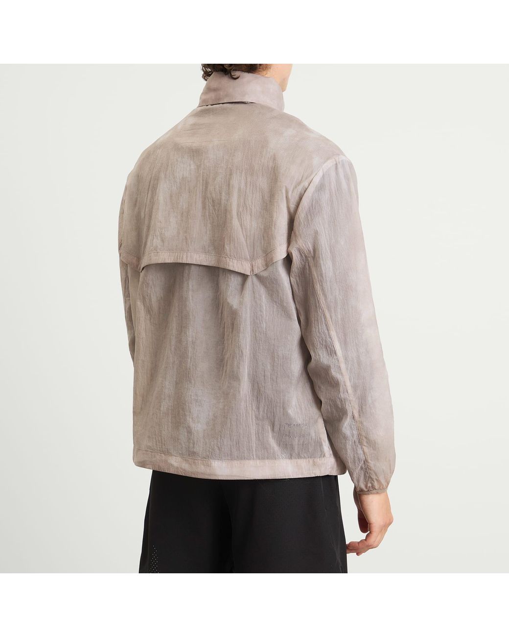 REPRESENT 247 Gray Overhead Training Jacket for men