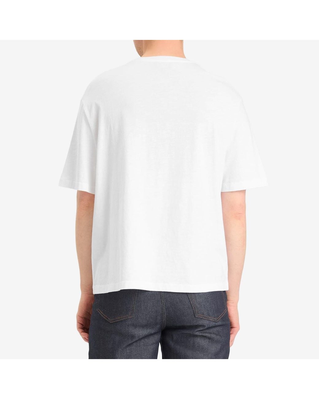 A.P.C. White Jack Voyage Print T-Shirt for men