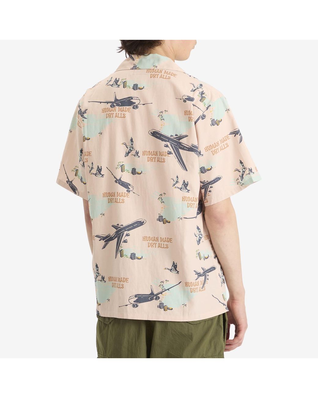 Human Made Natural Aeroplane Vacation Shirt for men