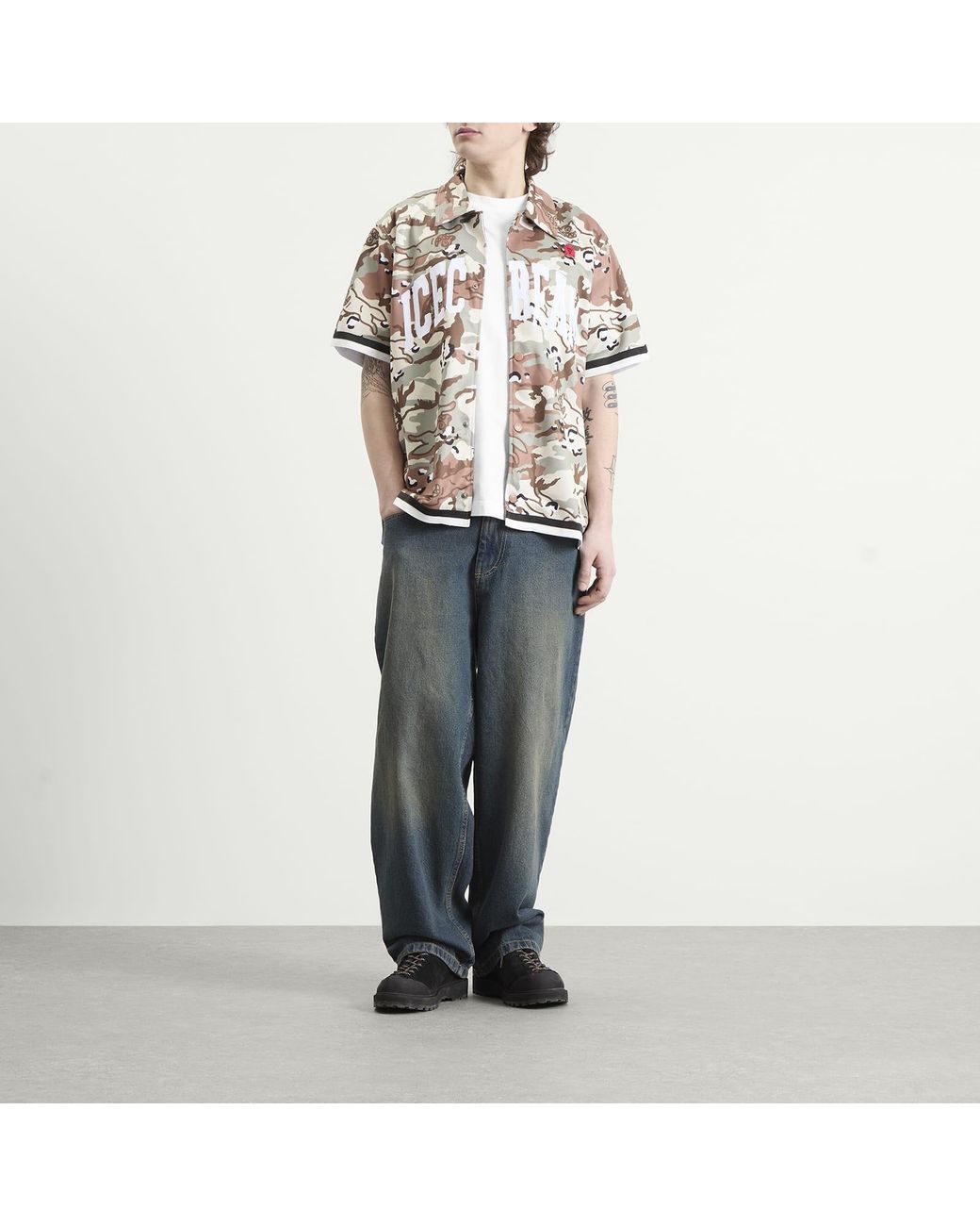 ICECREAM Brown Choc Chip Baseball Jersey for men