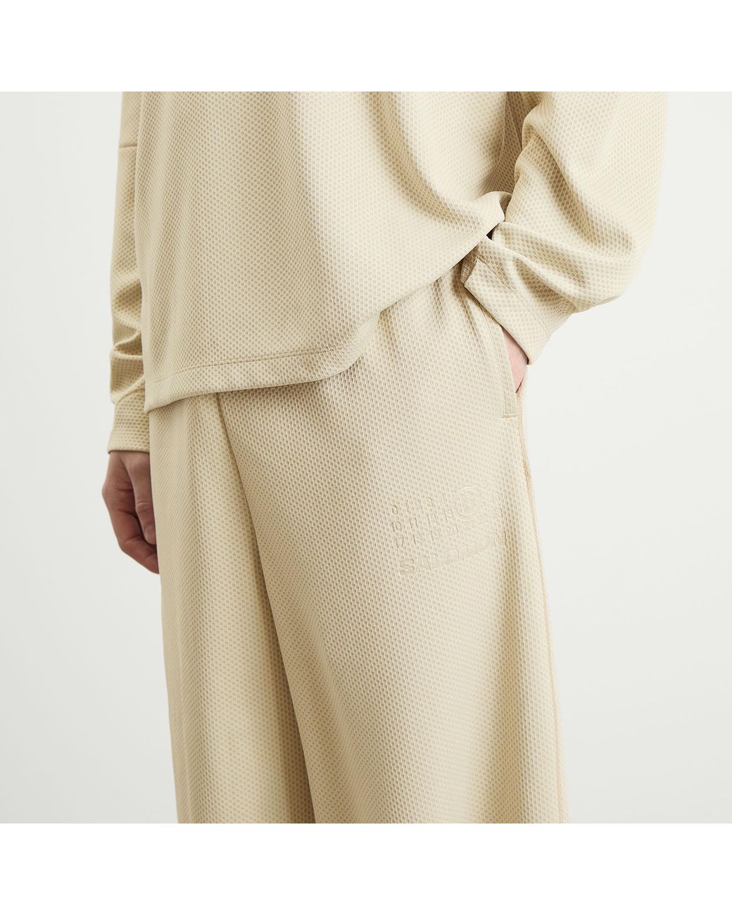 Maison Margiela Natural Mm6 X Salomon Tech Jogger for men