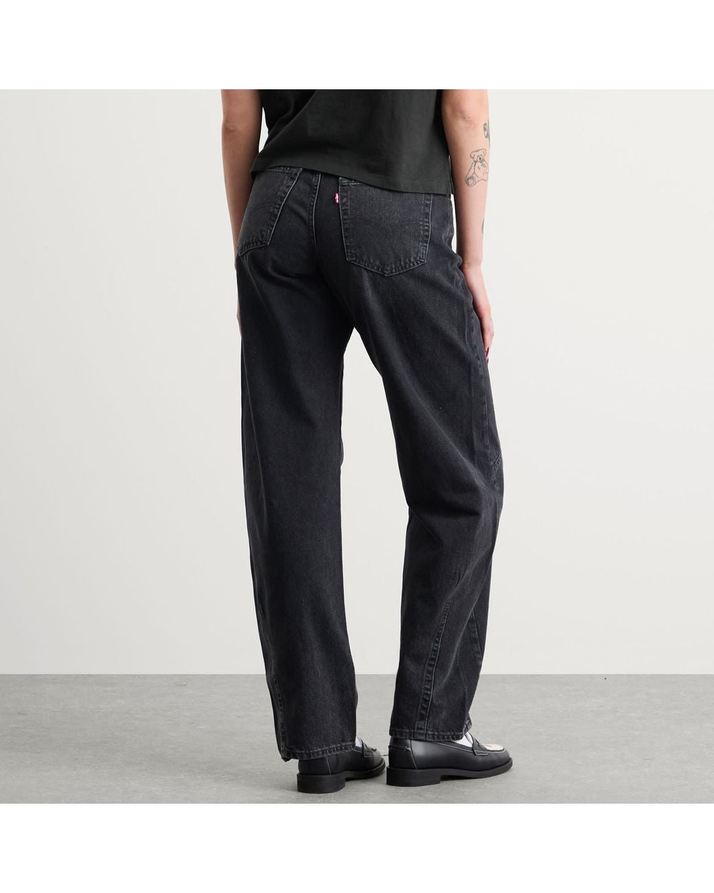 Levi's Blue Baggy Dad Barrel Jeans
